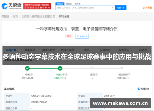 多语种动态字幕技术在全球足球赛事中的应用与挑战