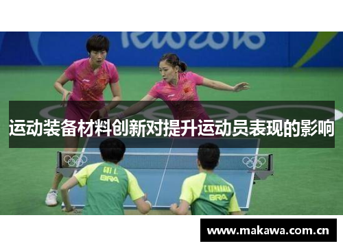 运动装备材料创新对提升运动员表现的影响